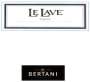 Bertani Le Lave Blanc 2006  Front Label