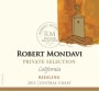 Robert Mondavi Private Selection Riesling 2013  Front Label