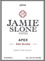 Jamie Slone Wines Apex 2014  Front Label