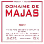 Domaine de Majas Rouge 2016 Front Label