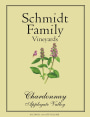 Schmidt Family Vineyards Chardonnay 2015  Front Label