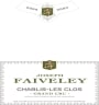 Faiveley Chablis Les Clos Grand Cru 2009 Front Label