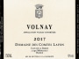 Domaine des Comtes Lafon Volnay 2017  Front Label