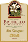 San Giuseppe Wine Company Brunello di Montalcino 2012 Front Label