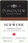 Pondview Estate Winery Cabernet Franc Icewine 2015  Front Label