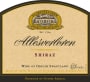 Allesverloren Allesverloren Shiraz 2013 Front Label