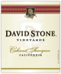 David Stone Vineyards Cabernet Sauvignon 2014  Front Label