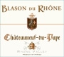 Blason du Rhone Chateauneuf-du-Pape Red 2014  Front Label