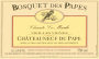 Bosquet des Papes Chateauneuf-du-Pape Chante le Merle Vieilles Vignes 2000  Front Label