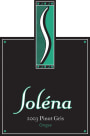 Solena Estate Pinot Gris 2003 Front Label