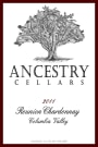 Ancestry Cellars Reunion Chardonnay 2011 Front Label