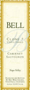 Bell Wine Cellars Clone 7 Cabernet Sauvignon 2013  Front Label