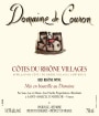 Dom. de Couron Cotes du Rhone Villages 2013  Front Label
