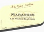 Philippe Colin Maranges Les Vignes Blanches 2014  Front Label