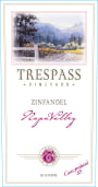 Trespass Vineyard Zinfandel 2013  Front Label