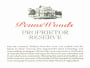 Penns Woods Winery Proprietor Reserve 2007  Front Label