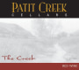 Patit Creek Cellars The Creek Red 2014  Front Label