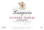 L'Angevin Wines Pinot Noir 2016  Front Label