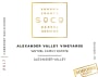 Alexander Valley Vineyards Single Vineyard Cabernet Sauvignon (Sonoma Barrel Auction) 2017  Front Label