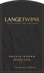 LangeTwins Estate Moscato 2011  Front Label