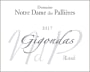 Notre Dame des Pallieres Gigondas Rose 2017  Front Label