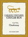 Carlson Vineyards Cougar Run Chardonnay 2012  Front Label