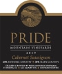 Pride Mountain Vineyards Cabernet Sauvignon (375ML half-bottle) 2019  Front Label