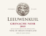 Leeuwenkuil Family Vineyards Grenache Noir 2015  Front Label