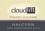 Cloudlift Cellars Halcyon Cabernet Sauvignon 2010 Front Label