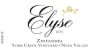 Elyse York Creek Vineyard Zinfandel 2015  Front Label