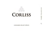 Corliss Syrah 2004 Front Label