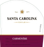 Santa Carolina Carmenere 2014  Front Label