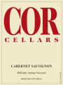 COR Cellars McKinley Springs Vineyard Cabernet Sauvignon 2008 Front Label