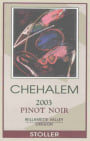 Chehalem Stoller Vineyard Pinot Noir 2003  Front Label