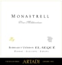 El Seque Monastrell Artadi Mourvedre 2015  Front Label