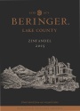 Beringer Zinfandel 2015 Front Label