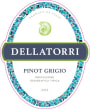 Dellatorri Pinot Grigio 2016  Front Label