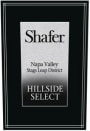 Shafer Hillside Select Cabernet Sauvignon (torn label) 2012  Front Label