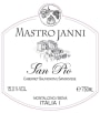 Mastrojanni Toscana San Pio 2016  Front Label