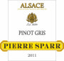 Pierre Sparr Alsace Selection Pinot Gris 2011  Front Label