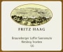 Fritz Haag Brauneberger Juffer-Sonnenuhr Riesling Trocken Grosses Gewachs 2021 Front Label