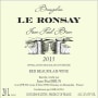 Jean-Paul Brun Domaine des Terres Dorees Beaujolais Le Ronsay 2015  Front Label