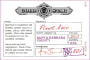 Gold Star Pinot Noir 2013  Front Label
