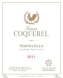 Coquerel Wines Tempranillo 2011  Front Label