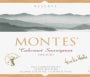 Montes Reserva Cabernet Sauvignon 2000  Front Label