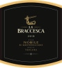 La Braccesca Vino Nobile di Montepulciano 2018  Front Label