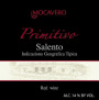 Mocavero Salento Primitivo 2015  Front Label