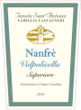 Tenuta Sant'Antonio Valpolicella Superiore Nanfre 2016  Front Label