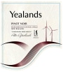 Yealands Pinot Noir 2012  Front Label