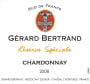 Gerard Bertrand Reserve Speciale Chardonnay 2008  Front Label